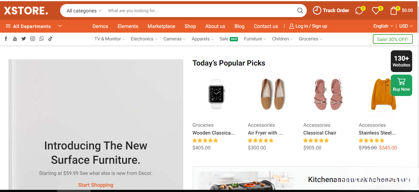 WordPress主题–Xstore v9.5.1 Woocommerce主题 破解版下载-云科数创