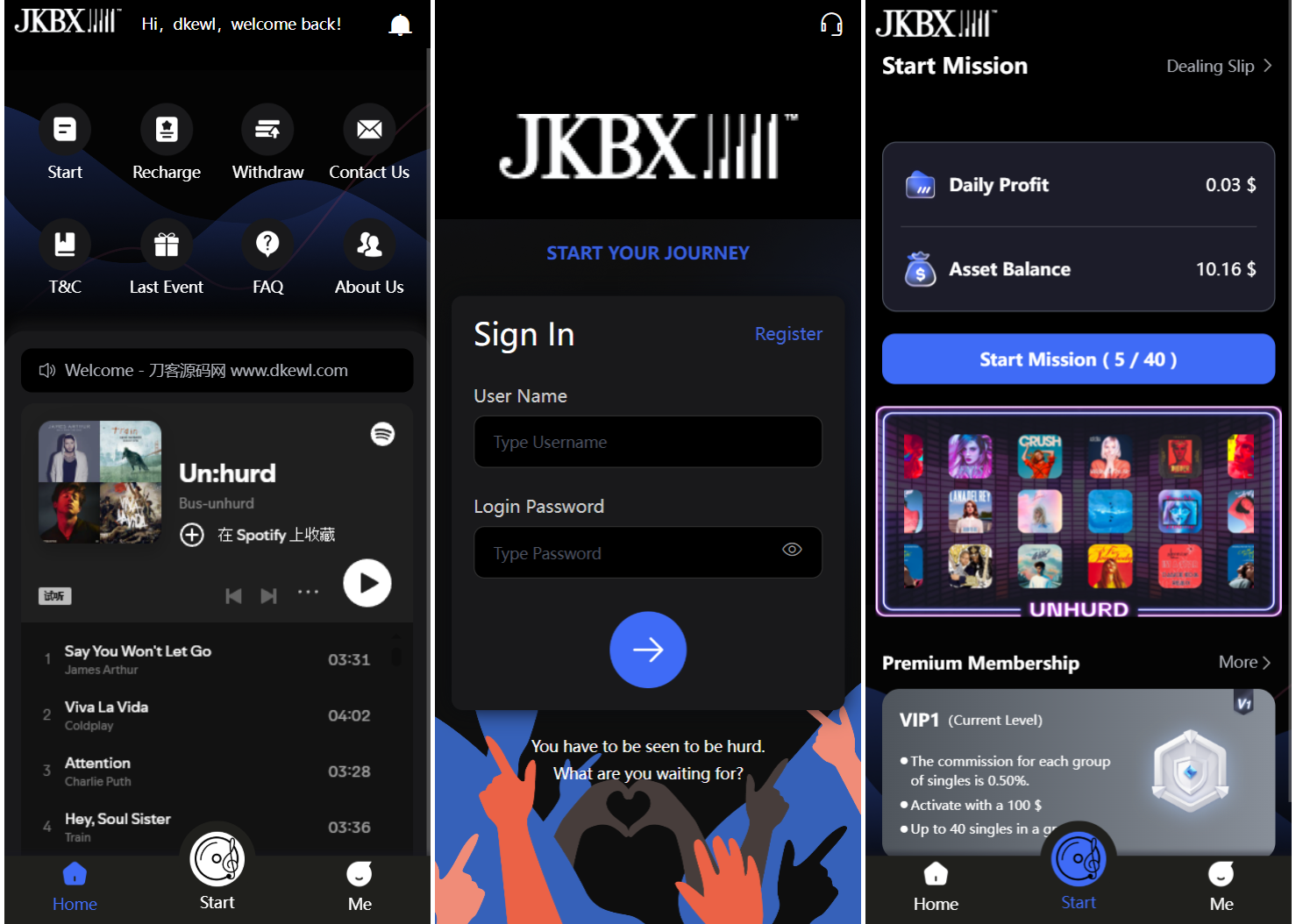 JKBX海外音乐抢单系统源码 Thinkphp框架 附教程-云科数创