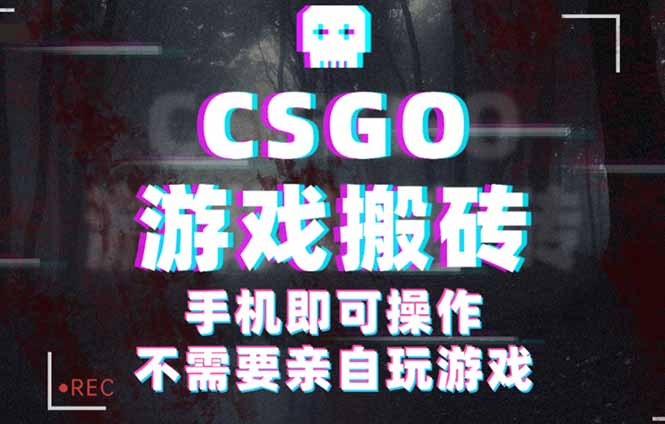 CSGO游戏挂机捡漏,单日扫货500+,年底小高峰上车可吃肉,手机即可操作...-云科数创