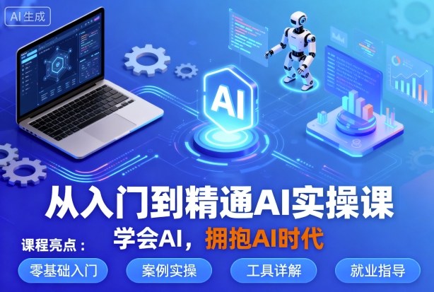 从入门到精通AI实操课,学会AI,拥抱AI时代-云科数创