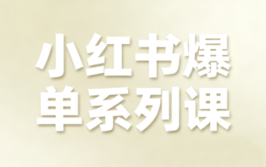 尼采老师·小红书爆单系列课-云科数创