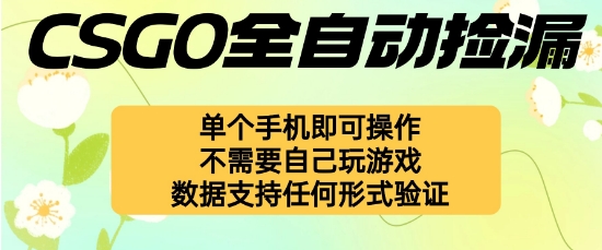 自动挂G捡漏,不用自己挂G不用玩游戏,一个手机即可操作,新手小白轻松月入1W+【揭秘】-云科数创