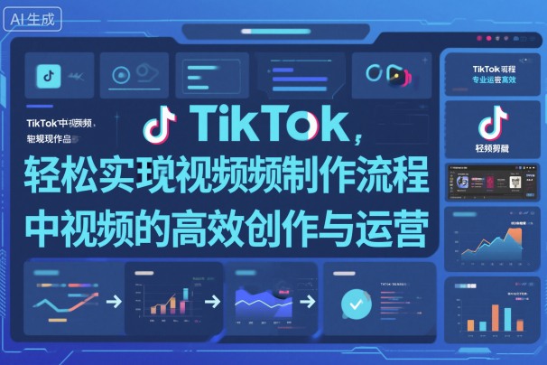 TikTok中视频制做流程，轻松实现Tk中视频的高效创作与运营-云科数创