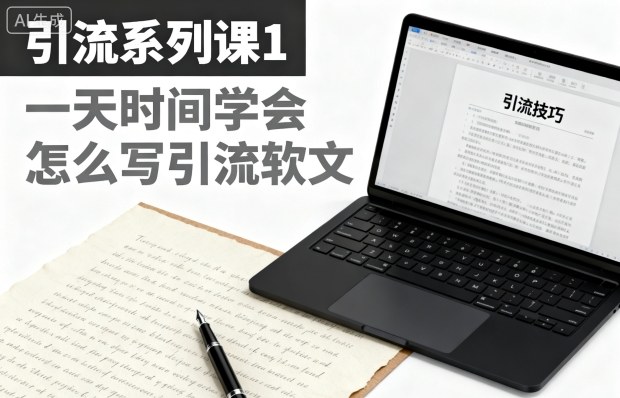 引流系列课1,一天时间学会怎么写引流软文-云科数创