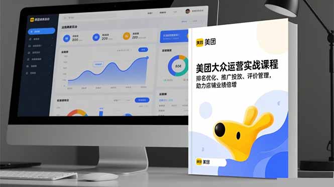 美团大众运营实战课程,排名优化、推广投放、评价管理,助力店铺业绩倍增-云科数创