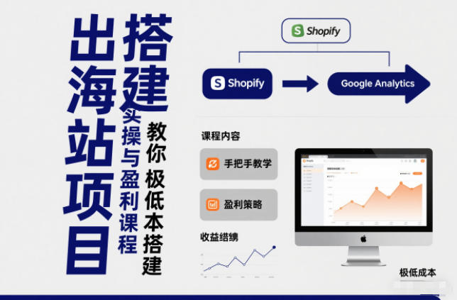 小淘出海站项目，搭建实操与盈利课程，手把手教你用极低成本搭建-云科数创