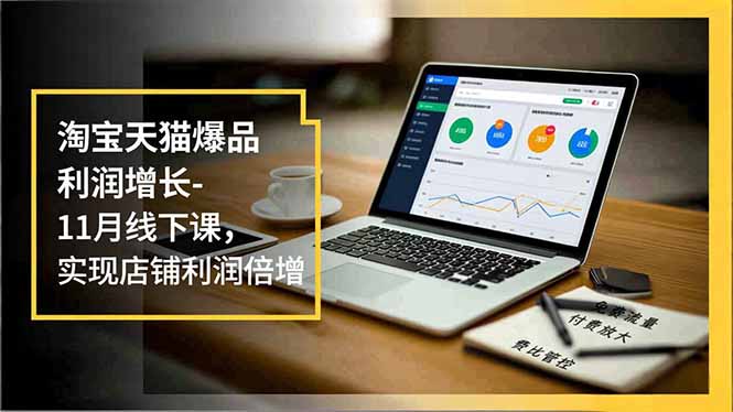 淘宝天猫爆品利润增长-11月线下课，免费流量、付费放大、费比管控，实现店铺利润倍增-云科数创