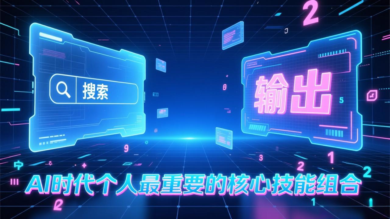 付费文章：AI时代个人最重要的核心技能组合：“输出能力”和“搜索能力”-云科数创