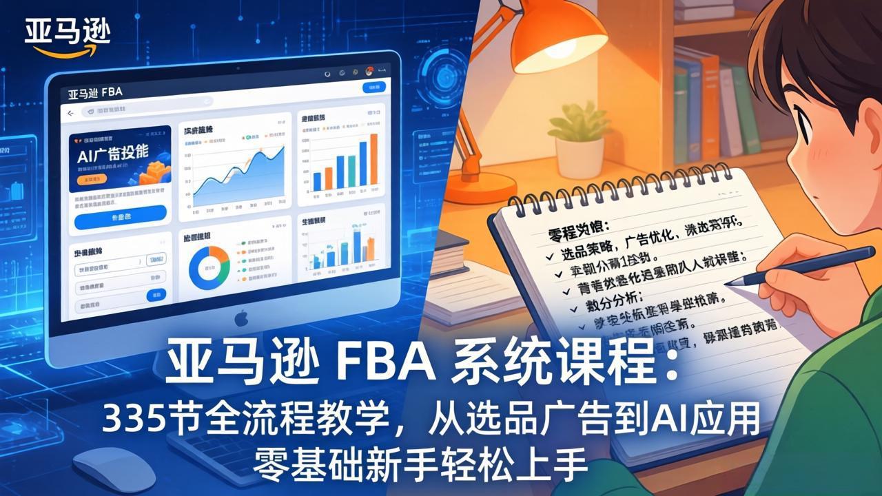 亚马逊 FBA 系统课程(更新26年3月-云科数创