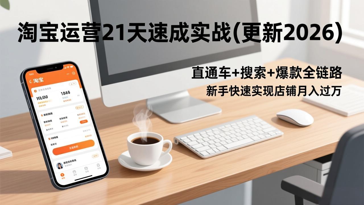 淘宝运营21天速成实战(更新3月-云科数创