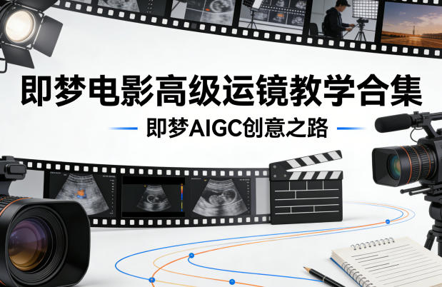 即梦电影高级运镜教学合集，即梦AIGC创意之路-云科数创