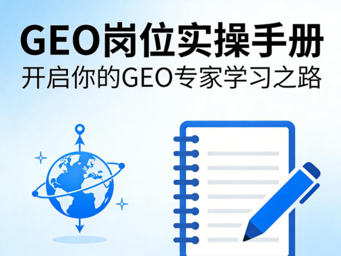 GEO岗位实操手册,开启你的GE0专家学习之路