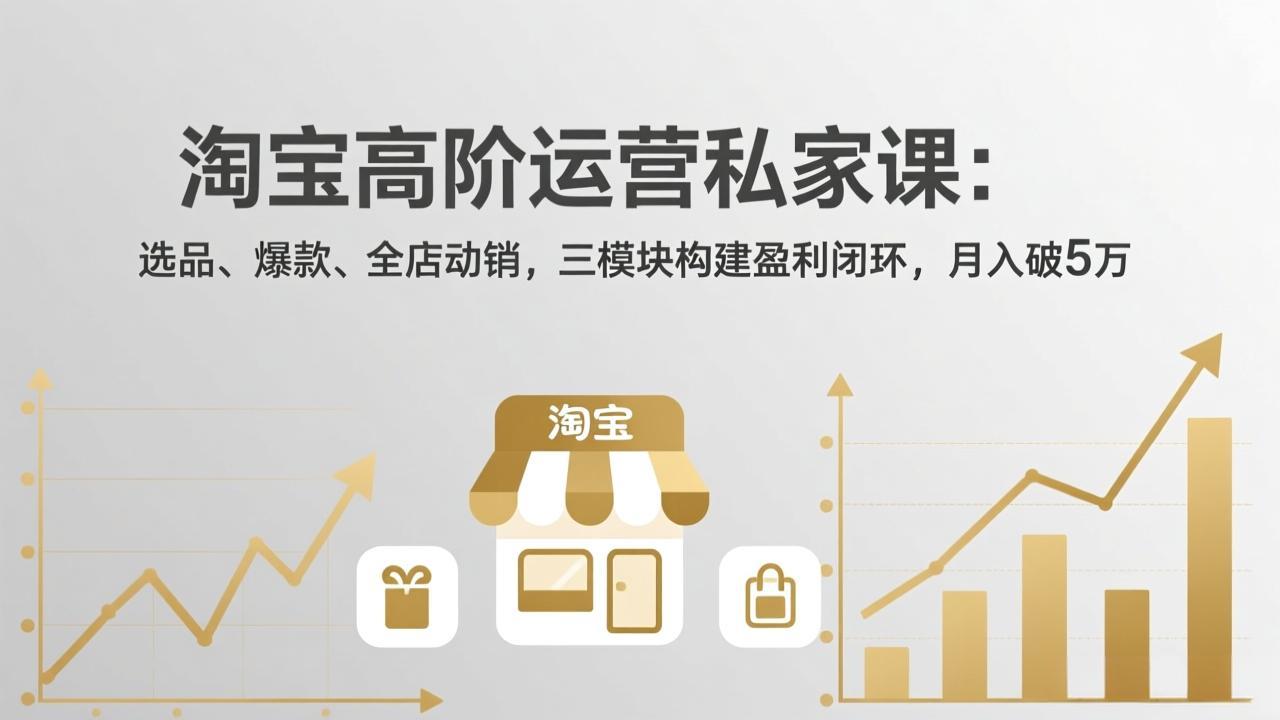 淘宝高阶运营私家课(更新26年4月-云科数创