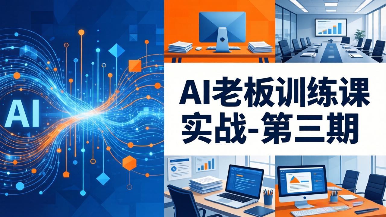 AI老板训练课实战-第三期：AI+内容应用落地教学，从0到1打通AI变现完整路径-云科数创