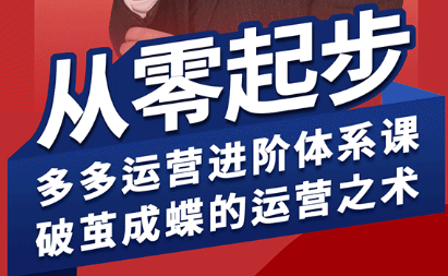 海神·拼多多运营进阶系统课(更新2026)-云科数创