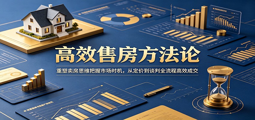 高效售房方法论:重塑卖房思维把握市场时机,从定价到谈判全流程高效成交-云科数创
