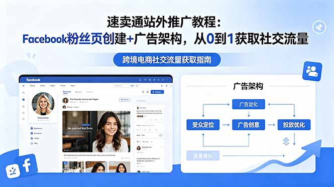 速卖通站外推广教程:Facebook粉丝页创建+广告架构,从0到1获取社交流量-云科数创
