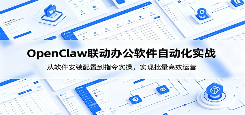 OpenClaw自动化实操课:从软件安装配置到指令实操,实现批量高效运营-云科数创