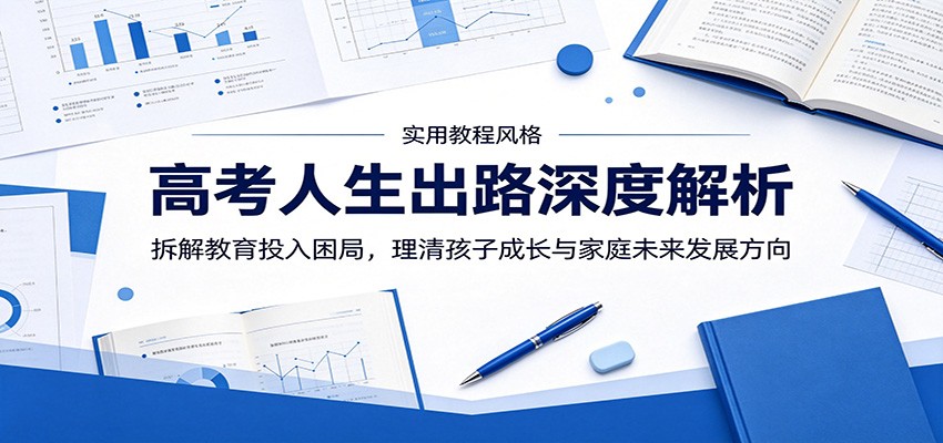 高考人生出路深度解析：拆解教育投入困局，理清孩子成长与家庭未来发展方向-云科数创