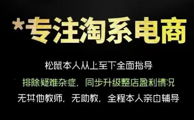 松鼠会电商VIP课程,从基础布局到高阶优化,助你掌握淘宝运营逻辑,提升店铺流量与转化-云科数创