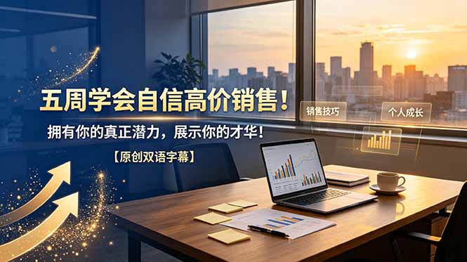 五周学会自信高价销售！拥有你的真正潜力，展示你的才华！【原创双语字幕】-云科数创