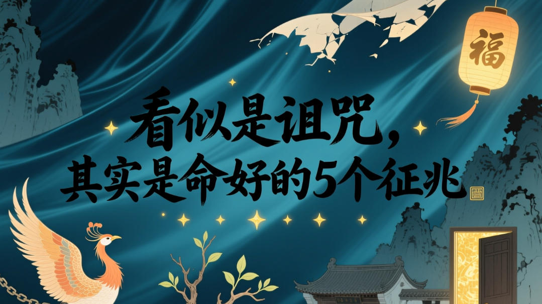 付费文章：看似是诅咒，其实是命好的5个征兆-云科数创