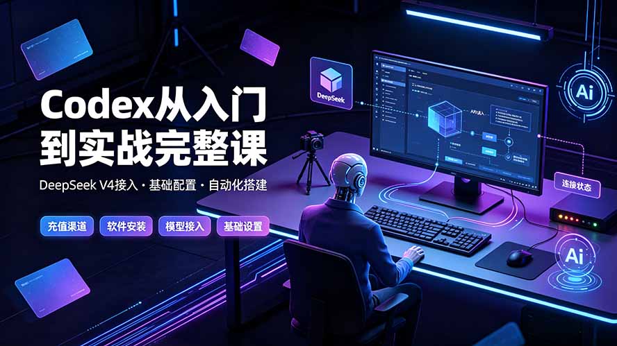 Codex从入门到实战完整课｜充值·安装·接入DeepSeek，记忆·插件·Skill·CLI·MCP全拆解-云科数创