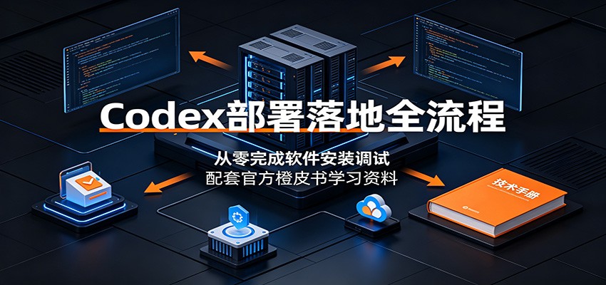 Codex部署落地全流程:从零完成软件安装调试,配套官方橙皮书学习资料-云科数创