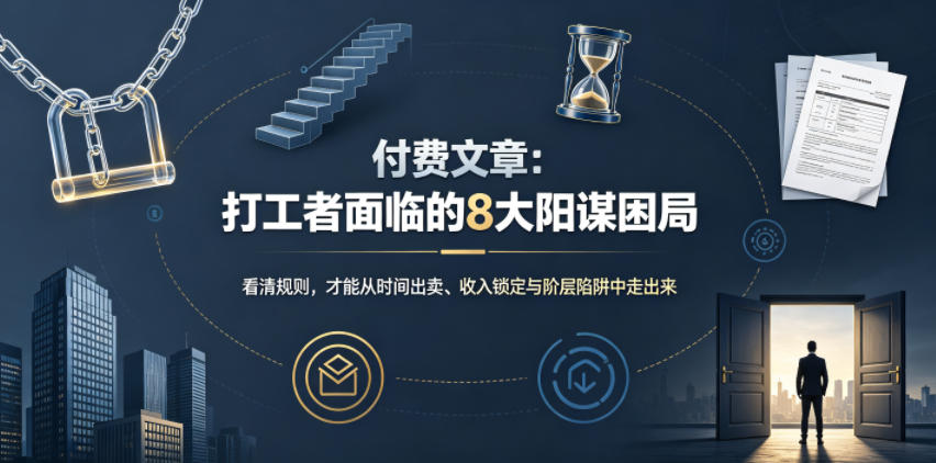 付费文章：打工者面临的8大阳谋困局-云科数创