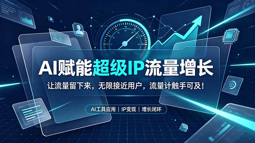 AI赋能超级IP流量增长：让流量留下来，无限接近用户，流量计触手可及！-云科数创