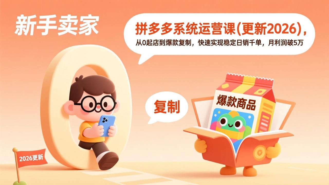拼多多系统运营课(更新7月-云科数创