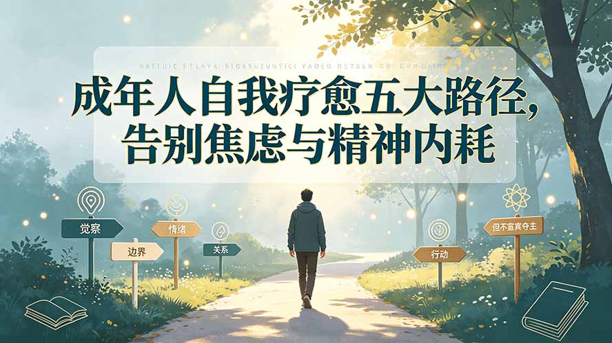 付费文章：成年人自我疗愈五大路径，告别焦虑与精神内耗-云科数创