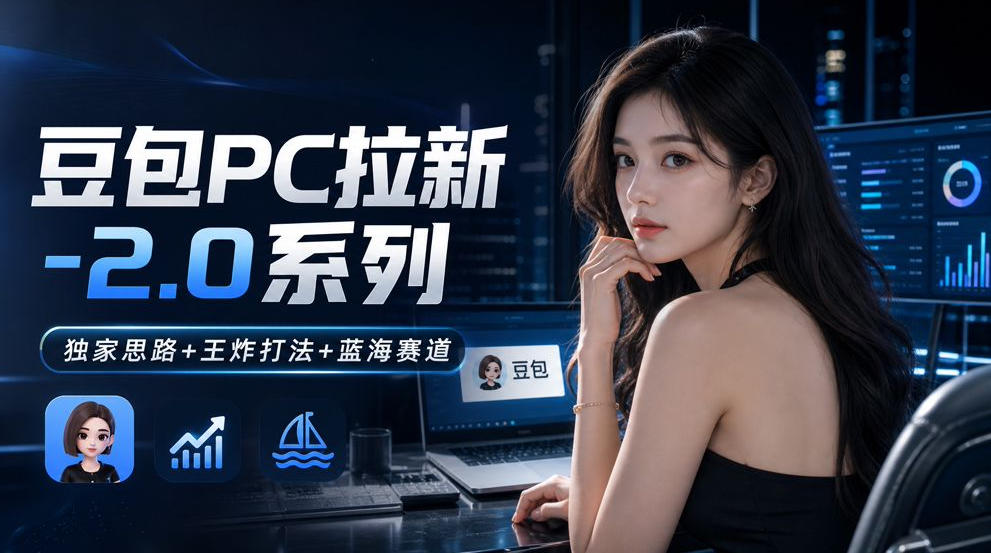 豆包PC拉新2.0系列-独家思路+王炸打法+蓝海赛道-云科数创