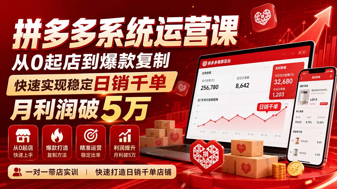 拼多多系统运营课-无水印(更新9月-云科数创