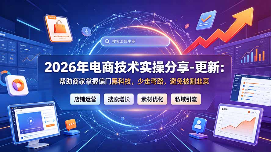 2026年电商技术实操分享-更新9月:帮助商家掌握偏门黑科技,少走弯路,避免被割韭菜-云科数创