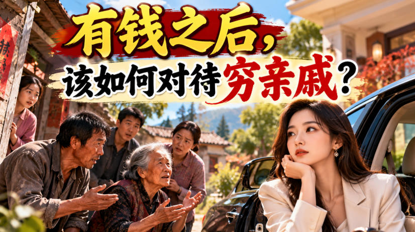 某公众号付费文章：有钱之后，该如何对待穷亲戚？-云科数创