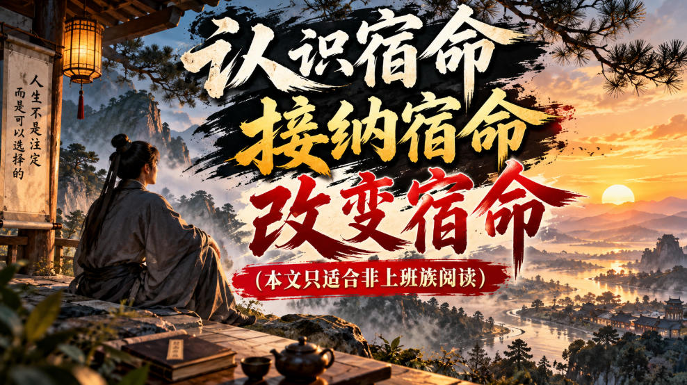 某公众号付费文章：认识宿命，接纳宿命，改变宿命(本文只适合非上班族阅读)-云科数创