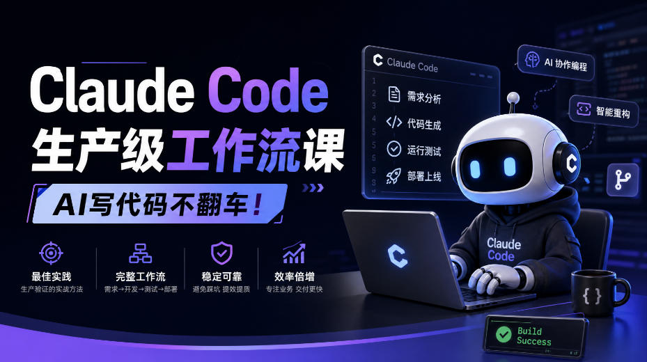 Claude Code生产级工作流课，AI写代码不翻车！【原创双语字幕】-云科数创