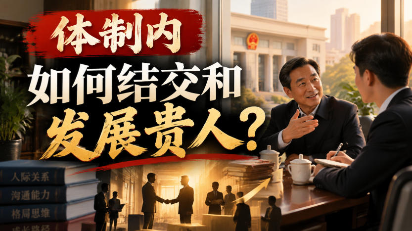某公众号付费文章：体制内，如何结交和发展贵人?-云科数创