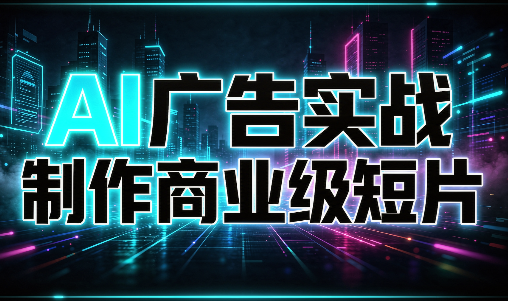 AI广告实战制作商业级短片-云科数创